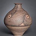 Jar with Spiral <b>Designs</b>, Northwest China, Neolithic period, Majiayao culture, Majiayao phase (3300-2650 BC)