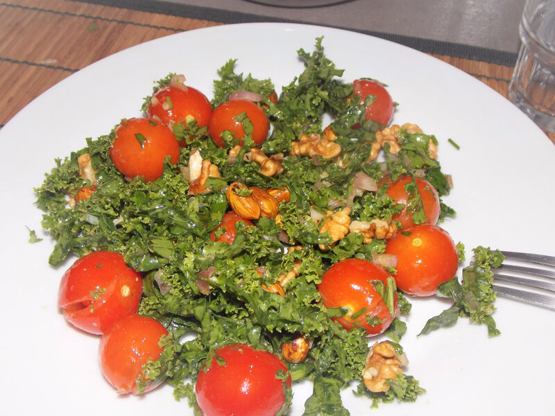 Salade de chou kale