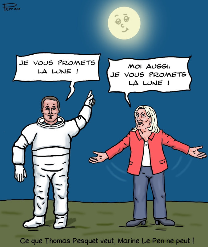 Marine Le Pen promet la lune - 15 avril 2022