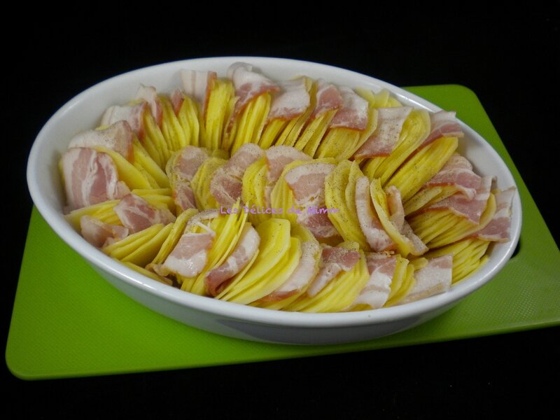 Gratin dauphinois au lard fumé
