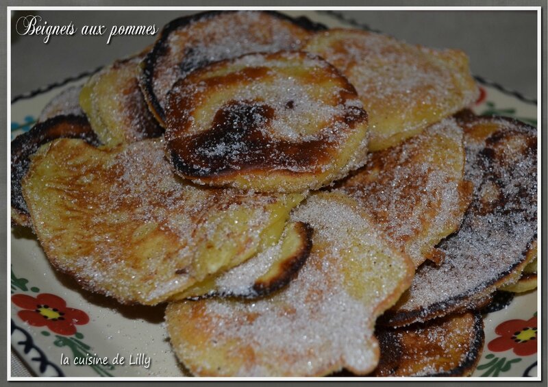 beignets aux pommes
