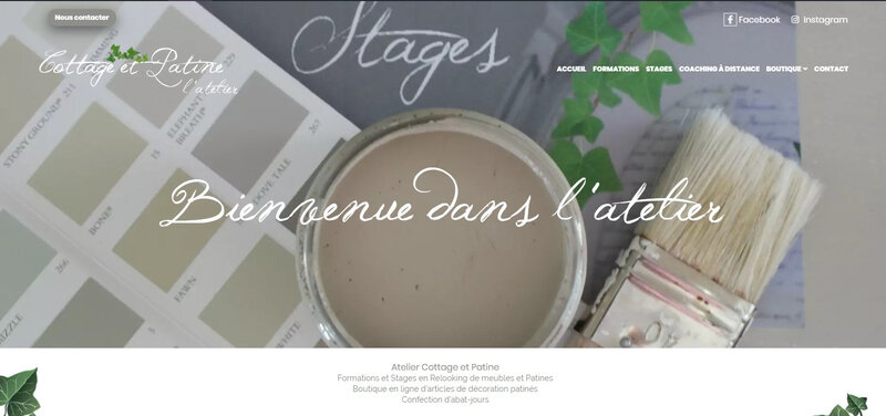 page accueil site 2020