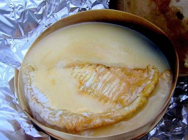 Camembert a la braise