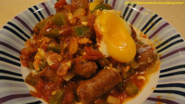 Shakshuka ou Oeufs pochés à la sauce tomate (4)