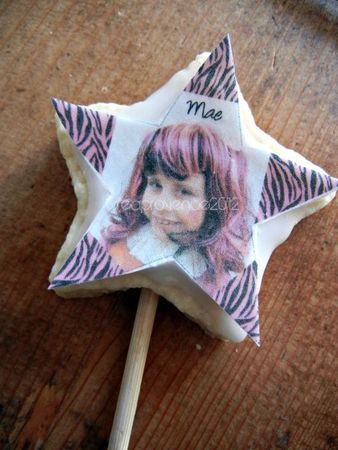 lollipop cookie with photo