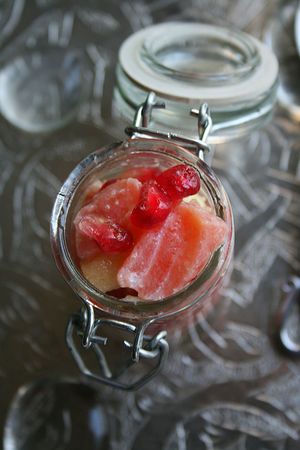 Saumon à la pomme et grenade 2