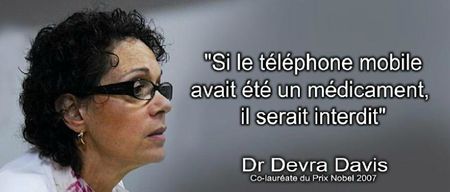 Dr Devra Davis - Si le téléphone portable avait été un medicament il serait interdit (260811)