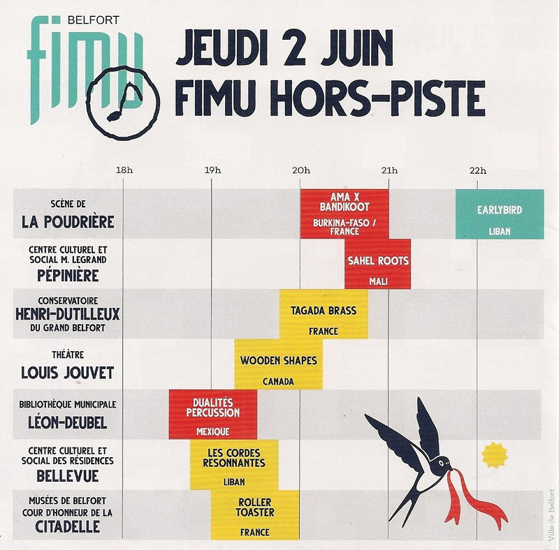 FIMU 2022 Programme Jeudi