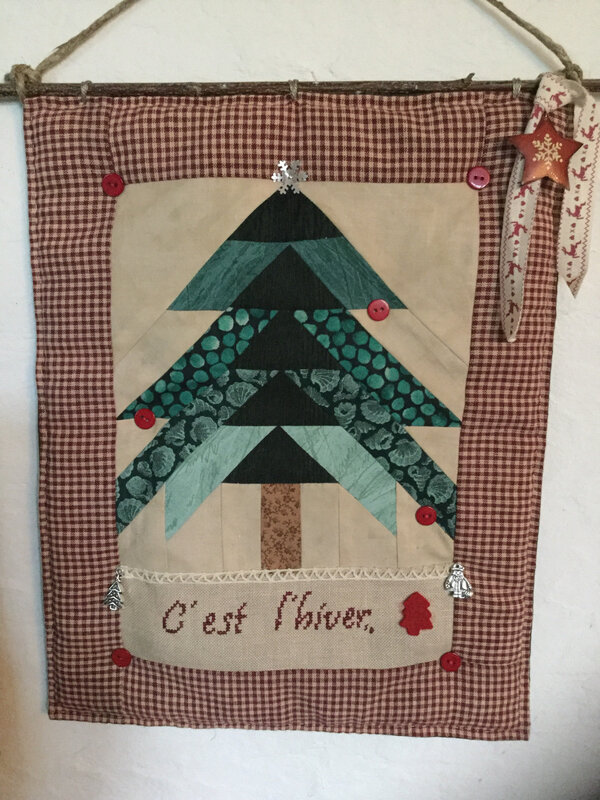 Sapin Noël patchwork