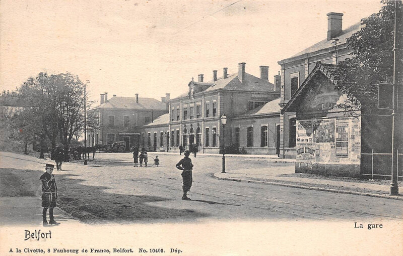 Belfort CPA Av Gare n°4 Gare Cour Sud R