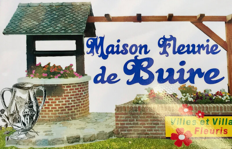 BUIRE 2019 MAISONS JARDINS FLEURIS plaque