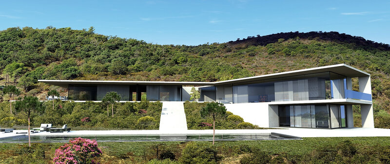 Architecte villa contemporaine Saint Tropez