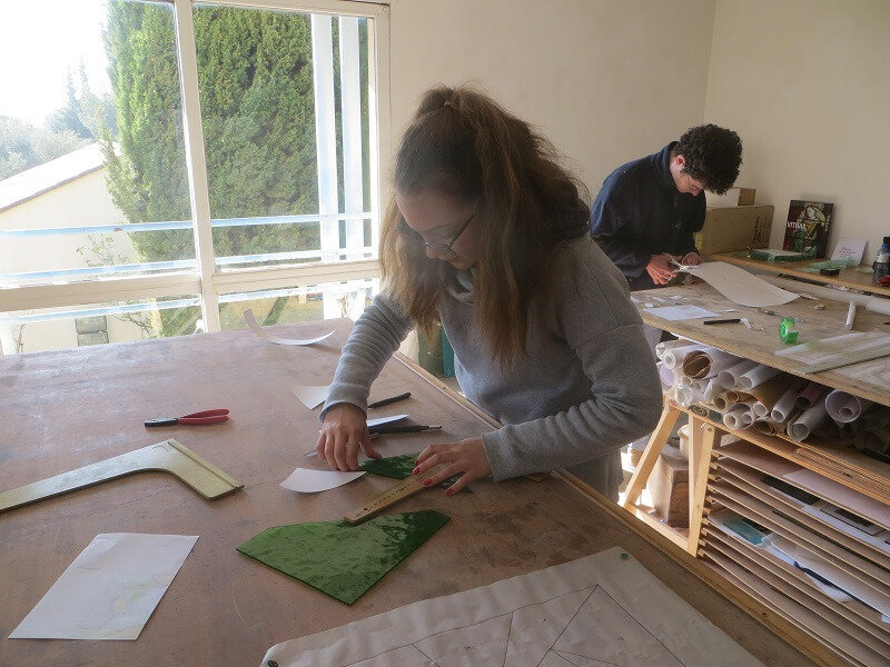 stagiaires vitrail - clotilde gontel