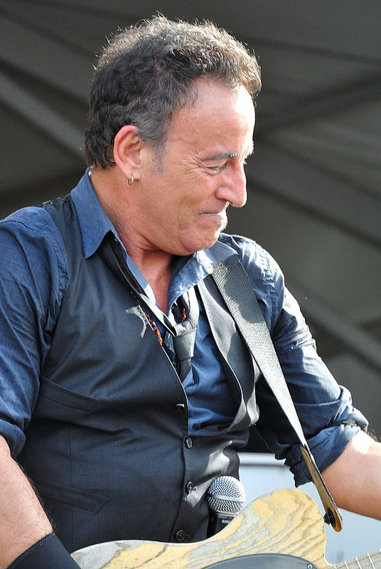 Le chanteur Bruce Springsteen