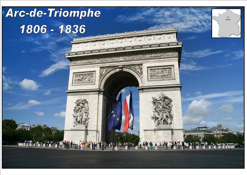diaporama arc de triomphe de Paris page 1