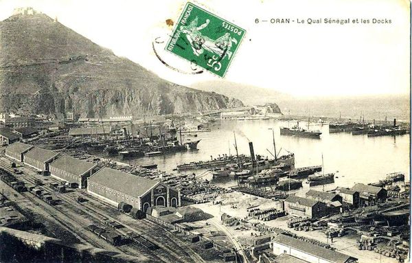 Oran- 120- travail sur les quais