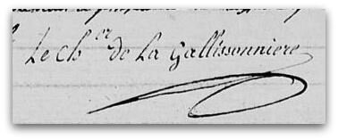 chevalier Gallissonnière signature z