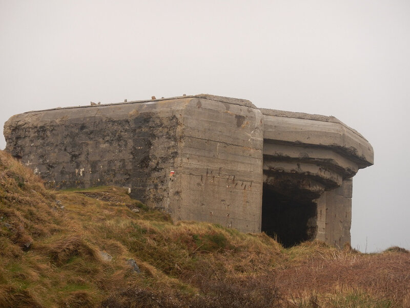 Embrasure principale de la casemate dirigée vers la mer...