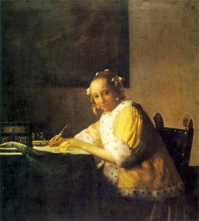 dame_ecrivant_une_lettre_Vermeer