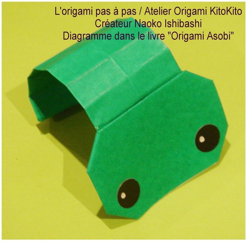 Atelier Origami KitoKito Chenille verte1