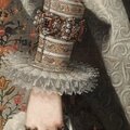 <b>Juan</b> <b>Pantoja</b> de la <b>Cruz</b>: Margaret of Austria, Queen Consort of Philip III of Spain, detail, c. 1605.