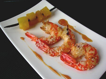 Gambas_avec_brochette__ananas