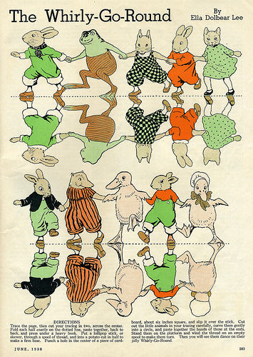 Child life 1938 magazine whirley go round