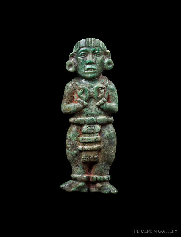Maya Pendant in the form of a Standing Lord, Copan Style