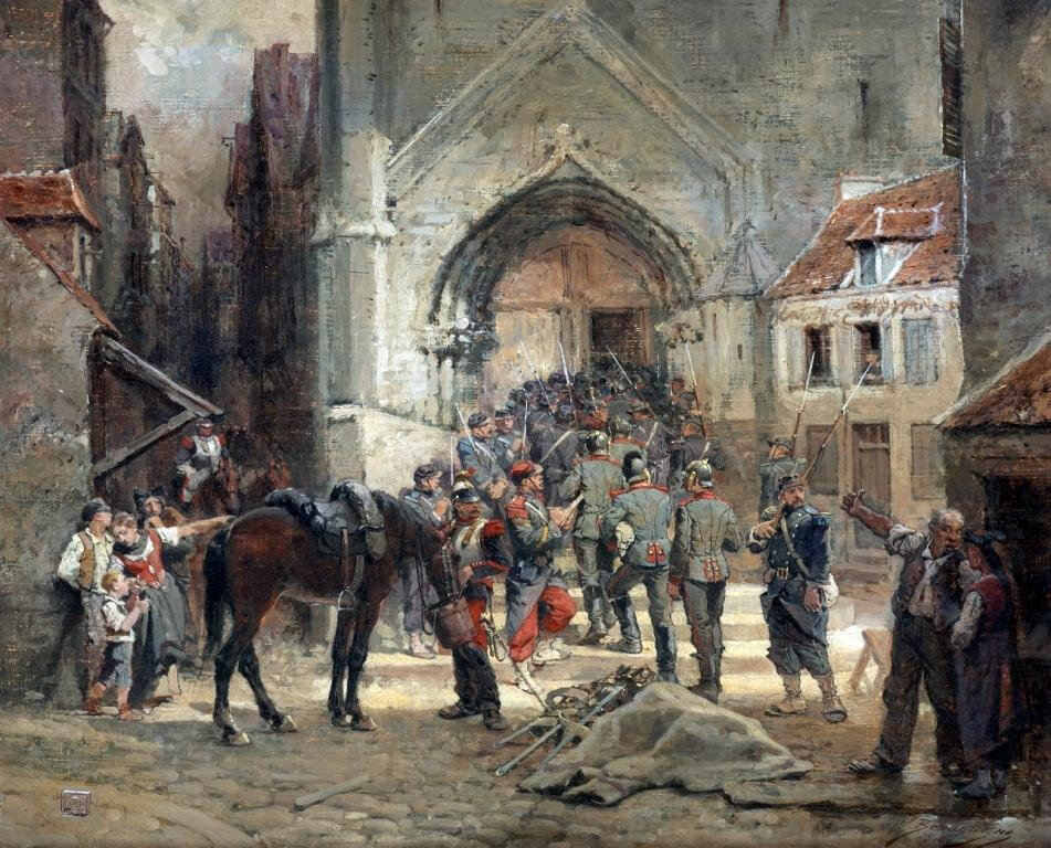 Beauquesne, Avant le combat (1896)