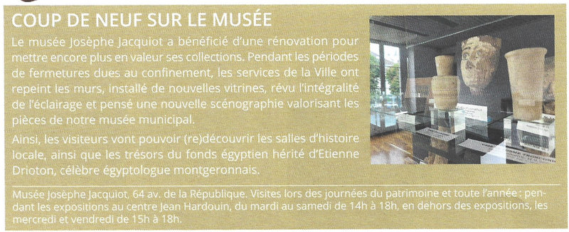 Coup de neuf sur le Musée