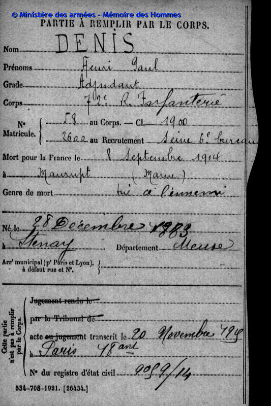 adjudant henri denis mdh