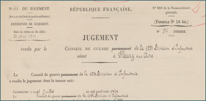 DENOYER Adrien - Jugement