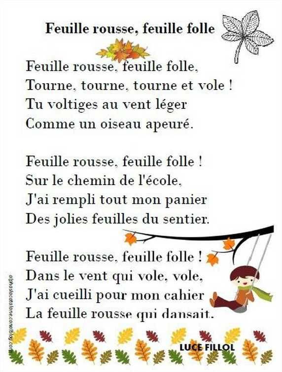 poesie feuillerousse