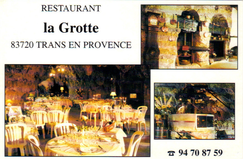Auberge du Vieux Moulin-Restaurant la Grotte