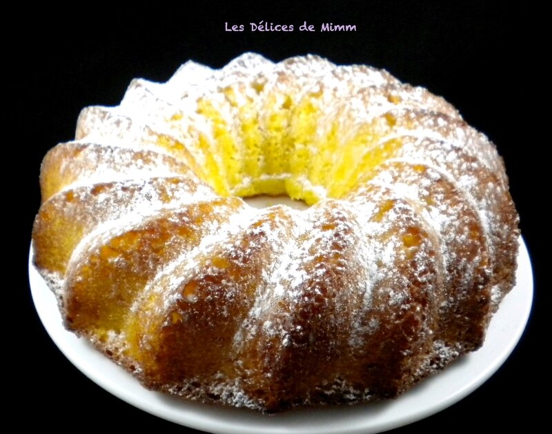 Cake vanillé au lait concentré sucré