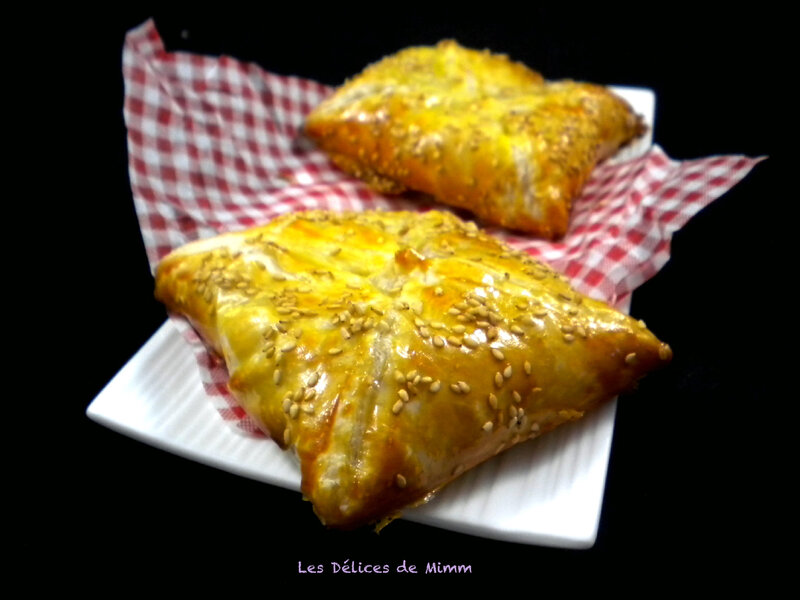 Feuilletés au camembert, pommes et lardons 5