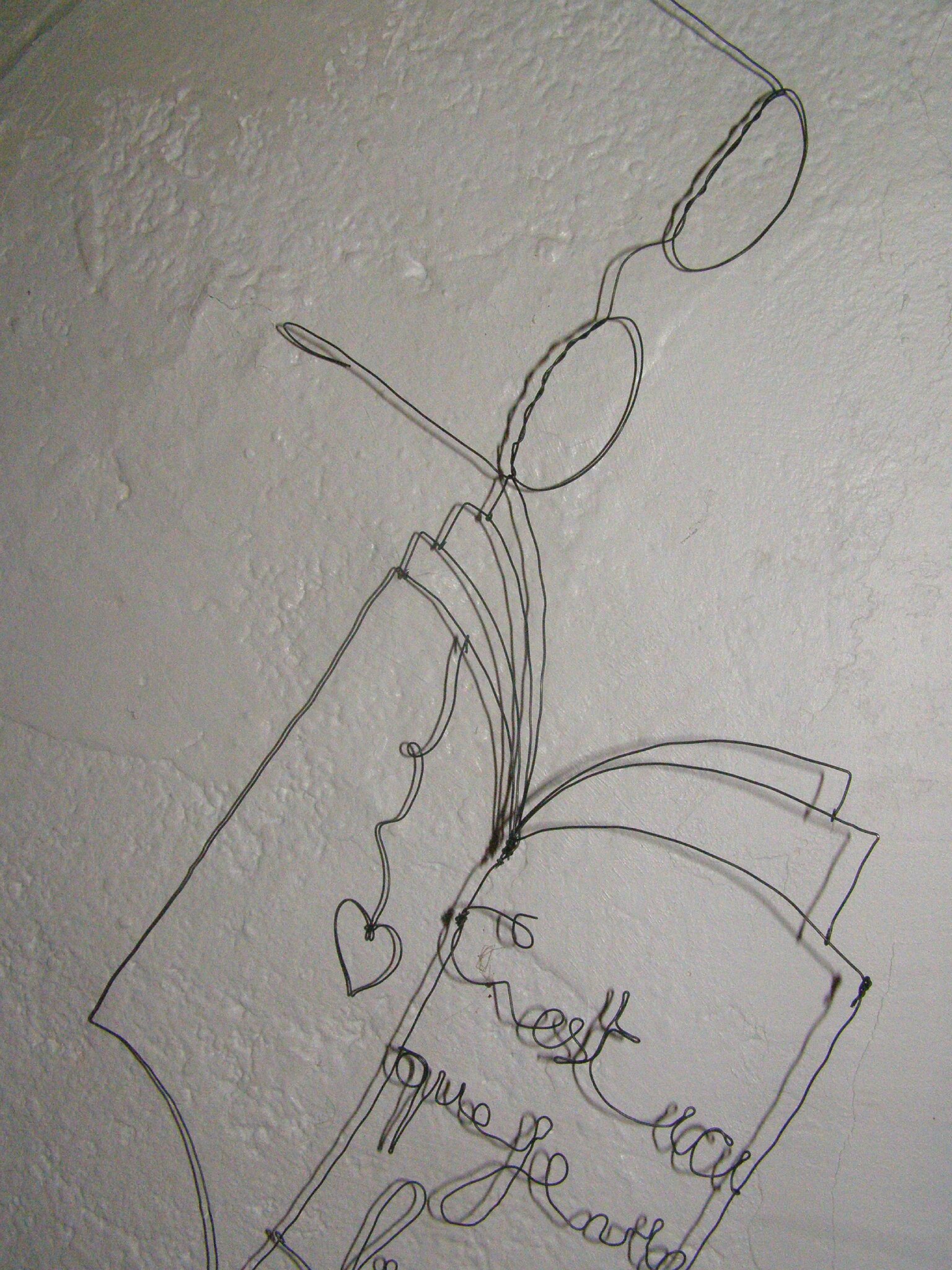 sapin noel fil de fer - Photo de Déco murales en fil de fer - l'atelier de  sof
