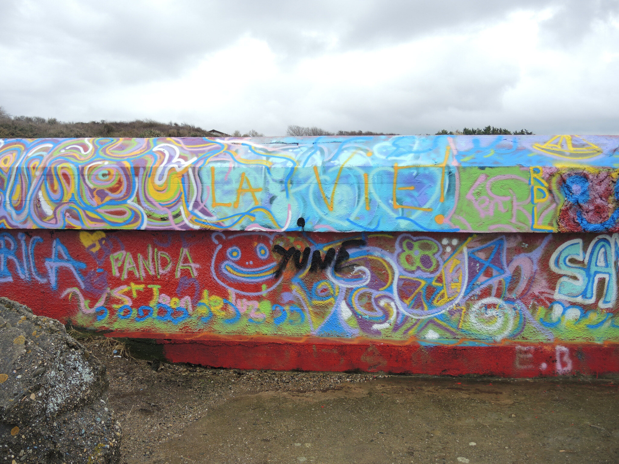 Hendaye, route de la corniche, blockhaus, détail (64)