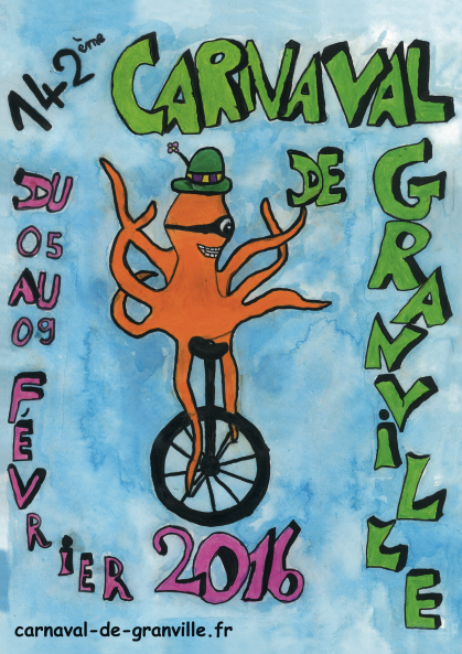 carnaval de Granville 2016 affiche