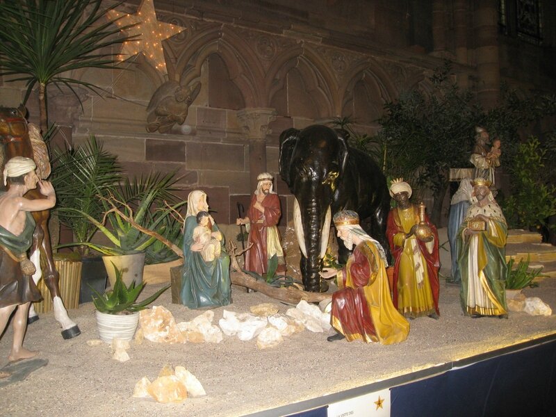 crèche de Noël de Strasbourg