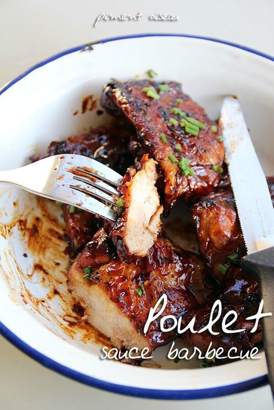 Poulet sauce barbecue à la calédonienne - Barbecue grilled chicken, New-Caledonia style