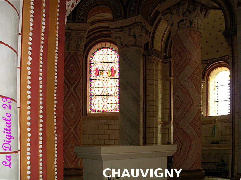 Chauvigny eglise peintures