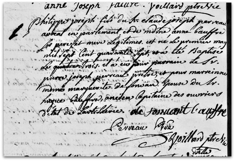 BAPTEME POLIGNY JURA 1747 z