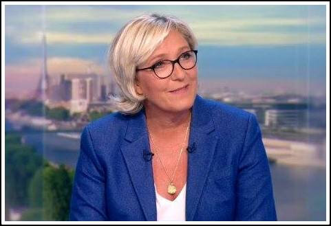 C’est « la justice européenne » (sic) Marine TF1 sept 17