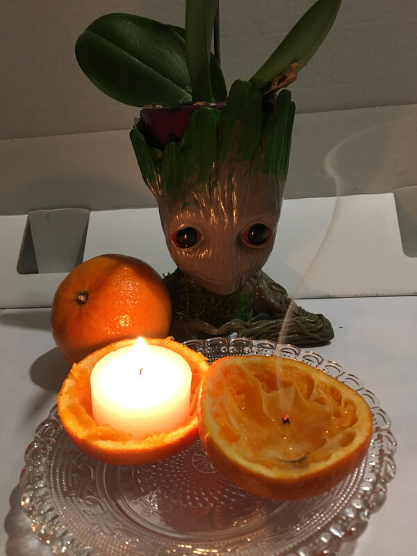 Test bougie mandarine