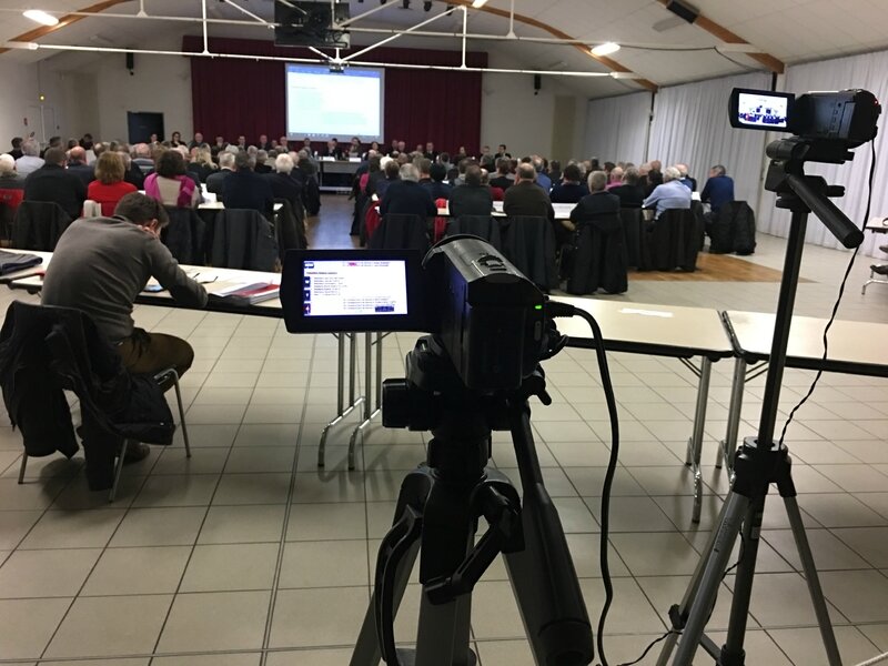 conseil de communauté d'agglomération Mont-Saint-Michel Normandie Isigny-le-Buat 30_01_2017 camescope vidéo conseil