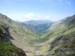 Gourette, K, Les trois Lacs, col, panorama sur vallon de Plaa de Batch