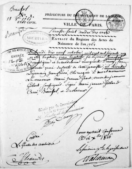 baptême du général z