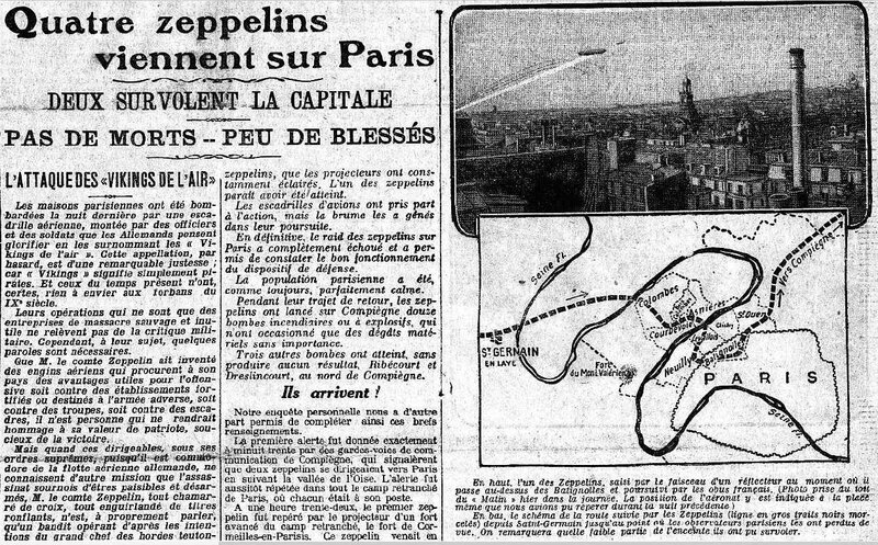 Zeppelins sur Paris