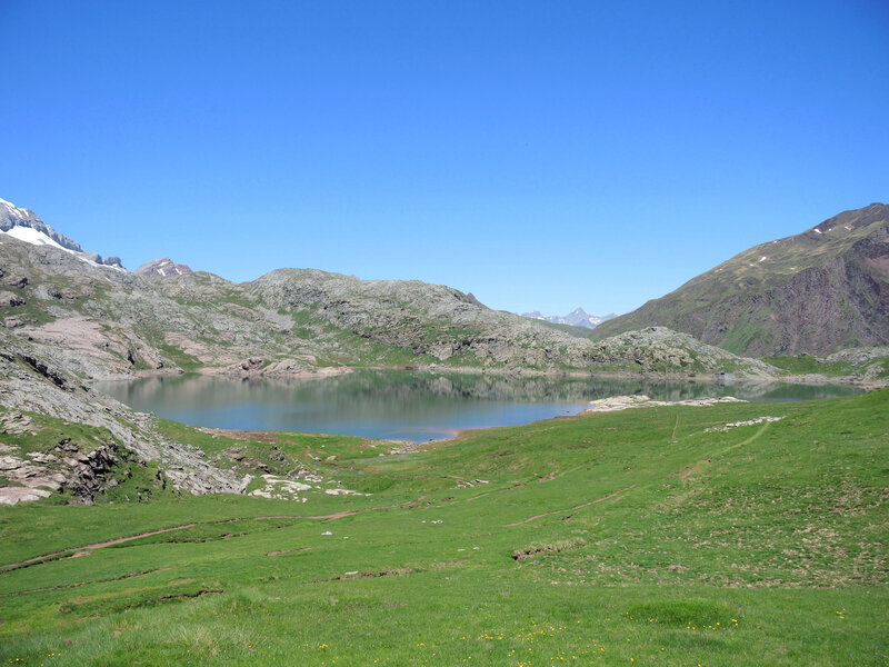 Lac d'Estaens, arrivée (Espagne)